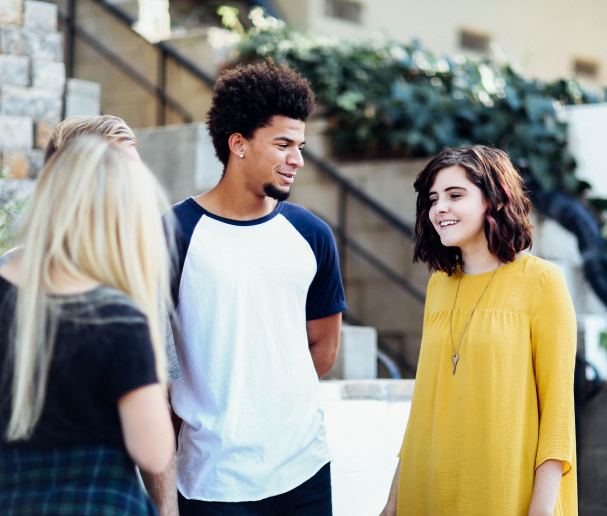 A group socializing after mental health treatment in Matthews, NC