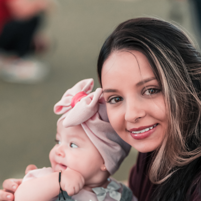 Juliette enjoying improved communication skills after outpatient therapy