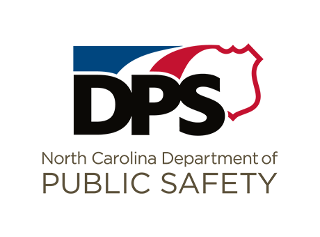 North Carolina Department of Public Safety logo with "DPS" in bold letters and a red, white, and blue shield graphic—perfect for those interested in Becoming a Partner at Thompson Child and Family Focus.