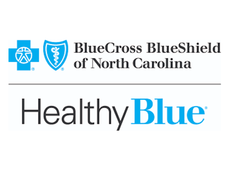 BlueCross BlueShield of North Carolina and Healthy Blue logos